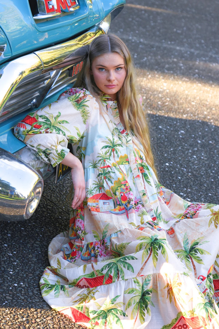 Picot-A-Boo Dress - Island Rewind