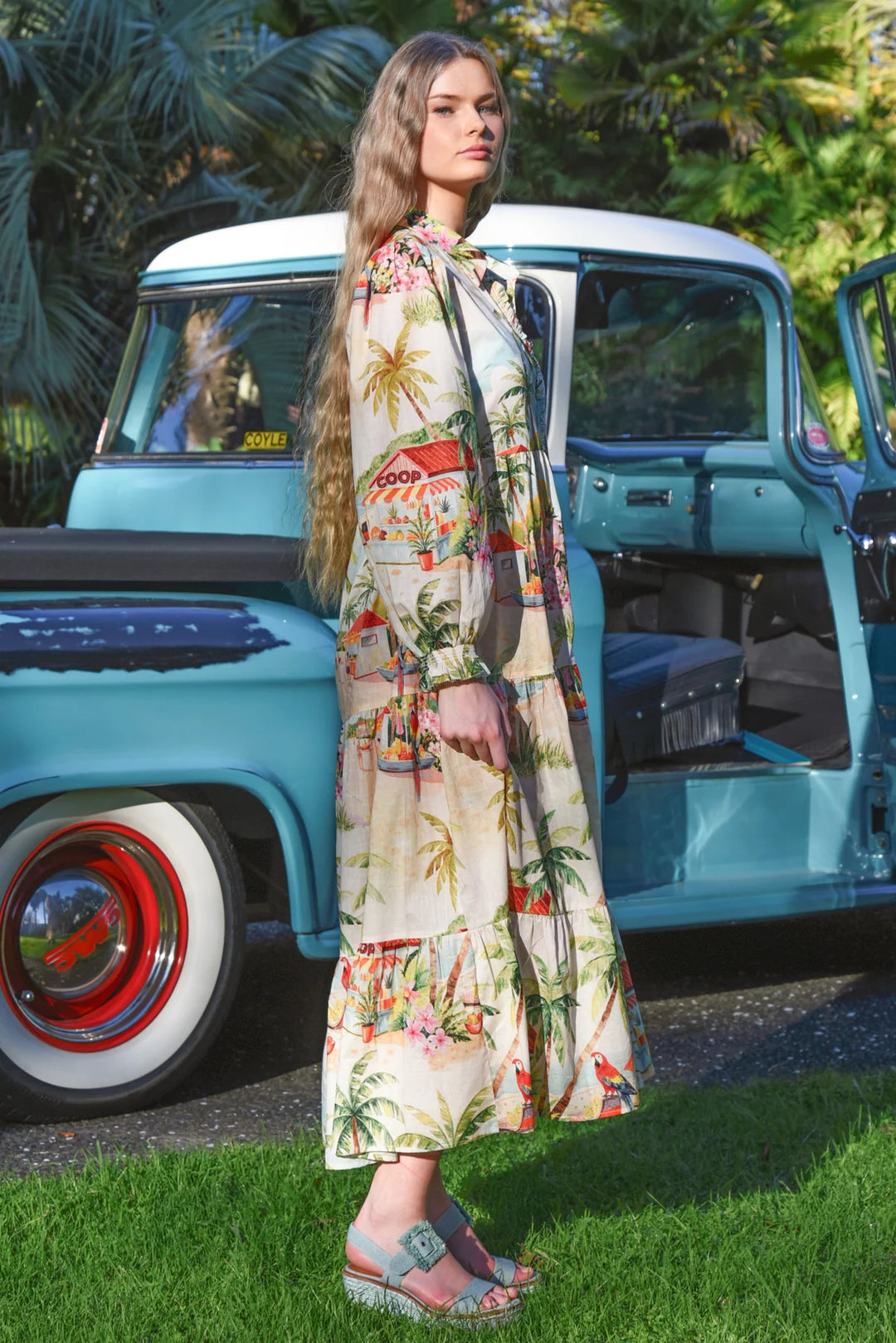 Picot-A-Boo Dress - Island Rewind