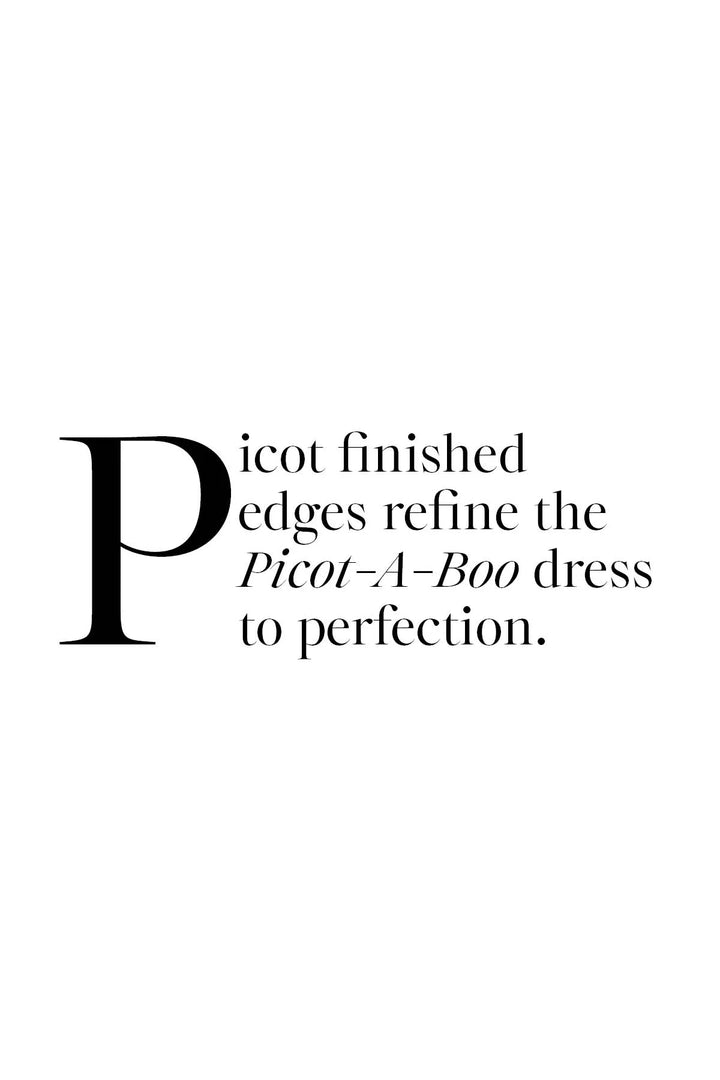 Picot-A-Boo Dress - Island Rewind