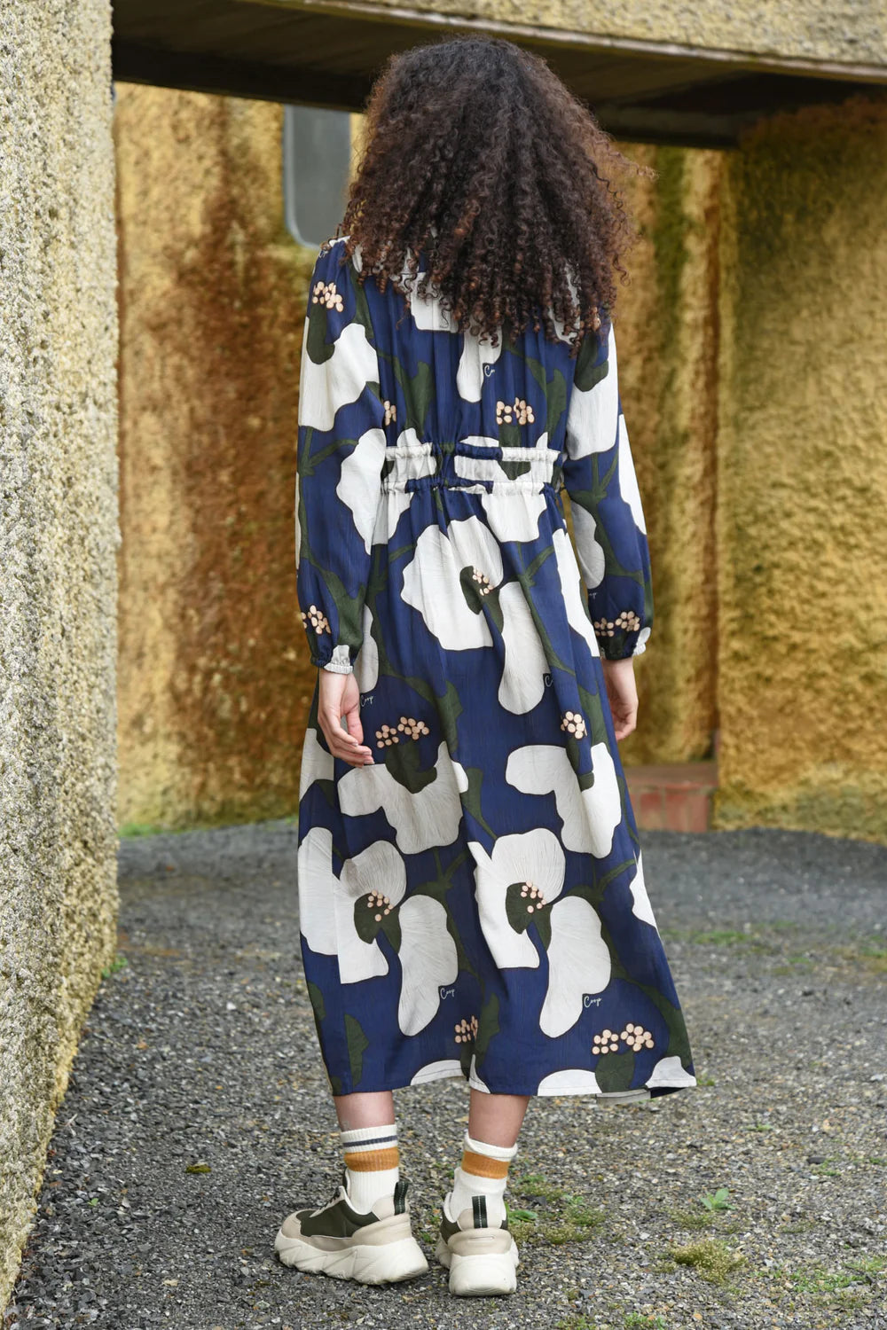 Ruche With It Dress - Navy