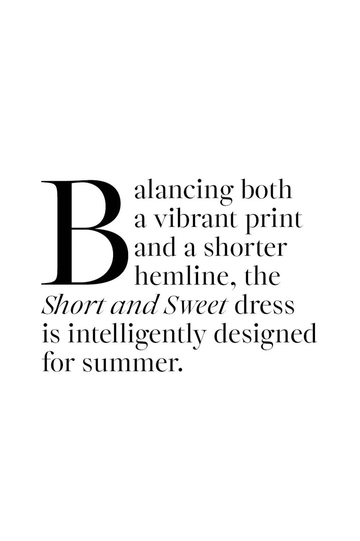 Short & Sweet Dress - Hibis-kiss