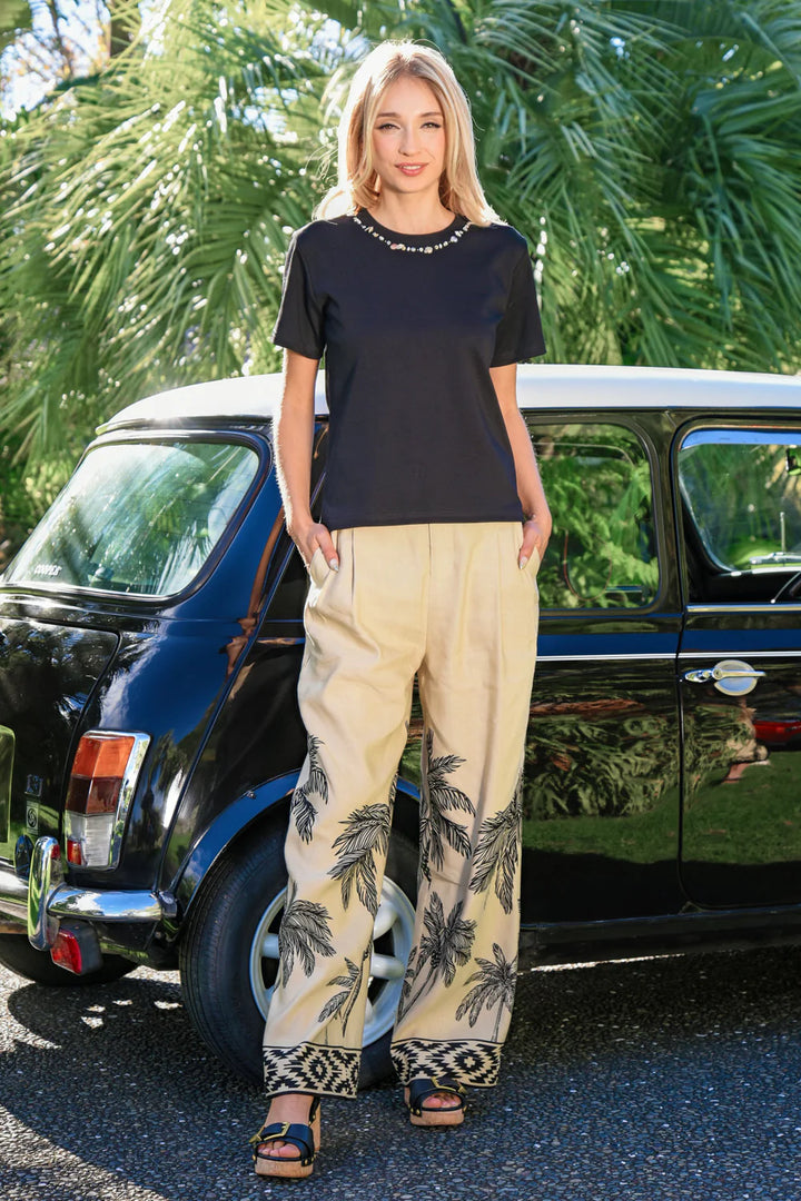 Stride After Stride Trouser - Palm Beach