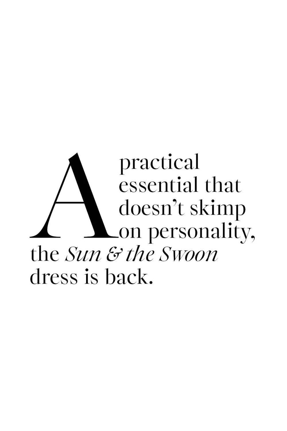 Sun & The Swoon Dress - Going Off Tropic