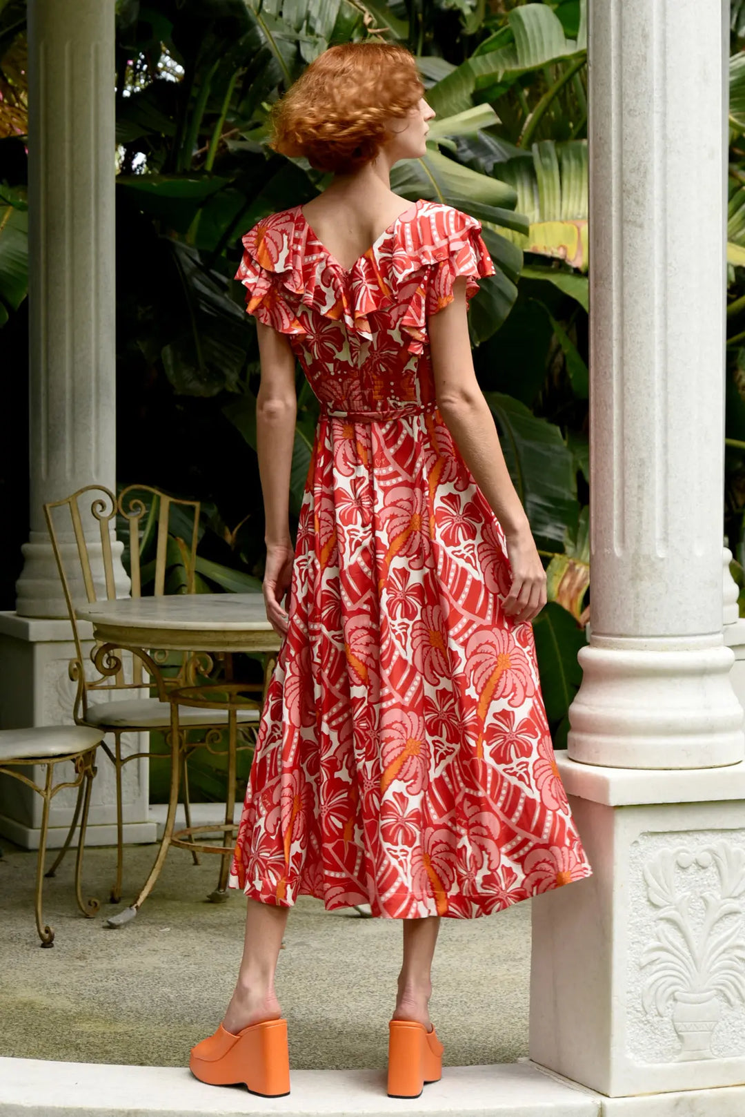 Club Tropicana Dress - Tropical Punch Seasons Emporium Club Tropicana Dress - Tropical Punch Seasons Emporium
