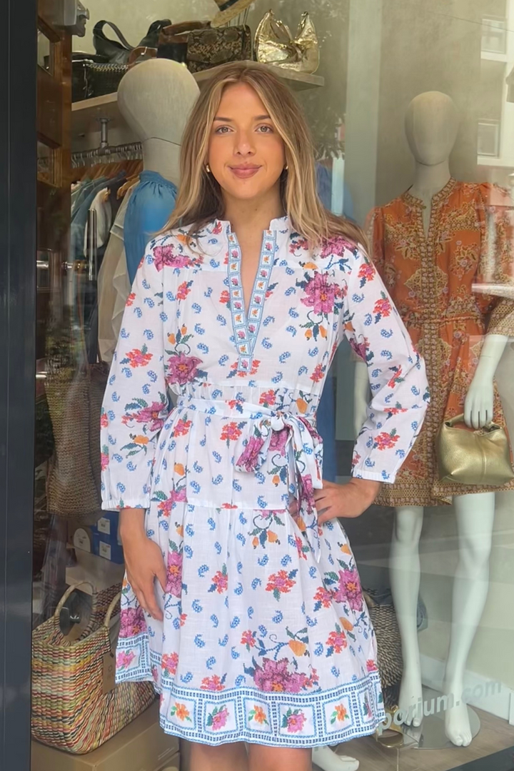 Cottosloe Midi Dress - Lotus White