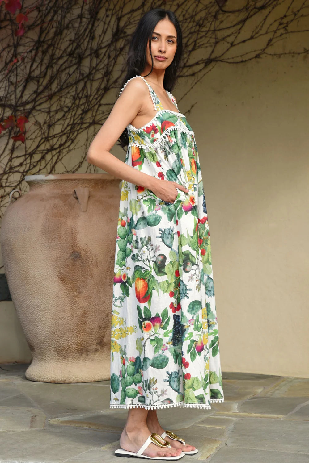 Full Slip Ahead Dress - Fruit