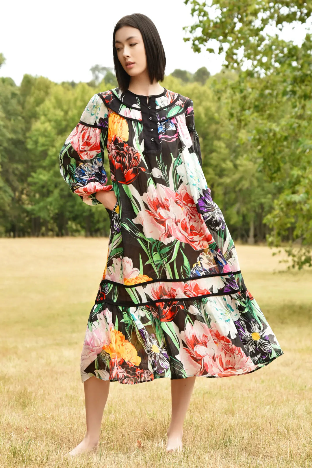 Leave the Bloom Maximum Volume Dress