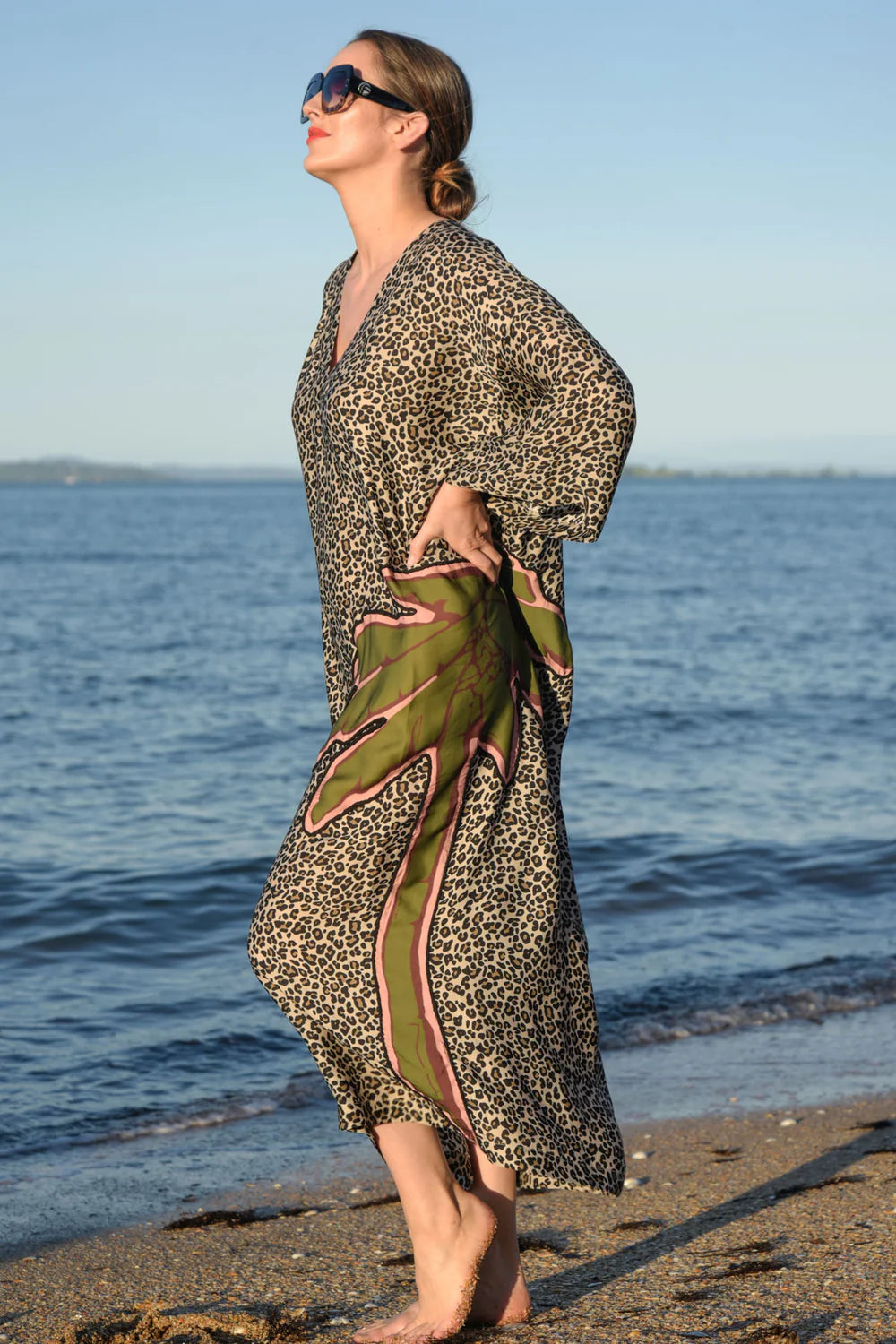 Making it Purr-fect Dress - Leopard Palm