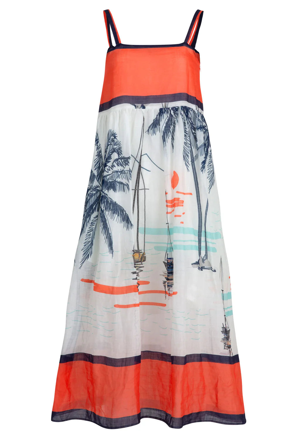 On Deck Dress - Marina