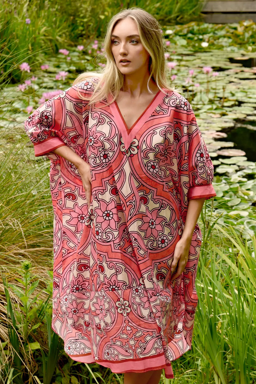 Curate Pink-ing of You Kaftan Kutie Pink