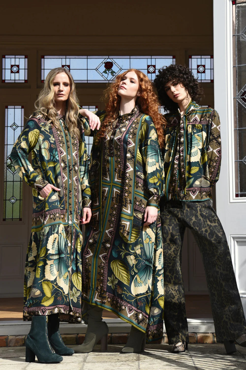 The Line of Time Dress - Moth