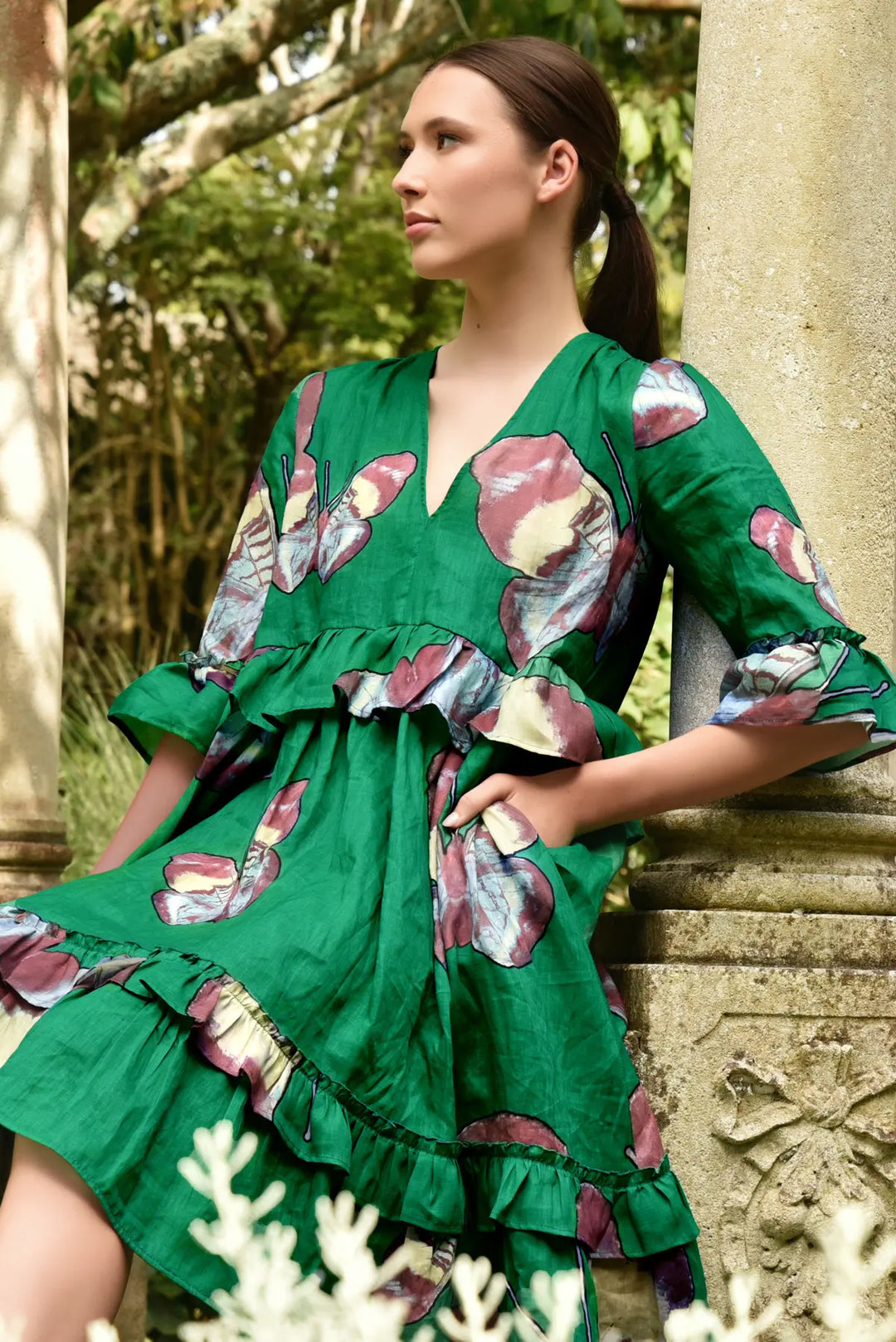 Head to Toe Dress - Green