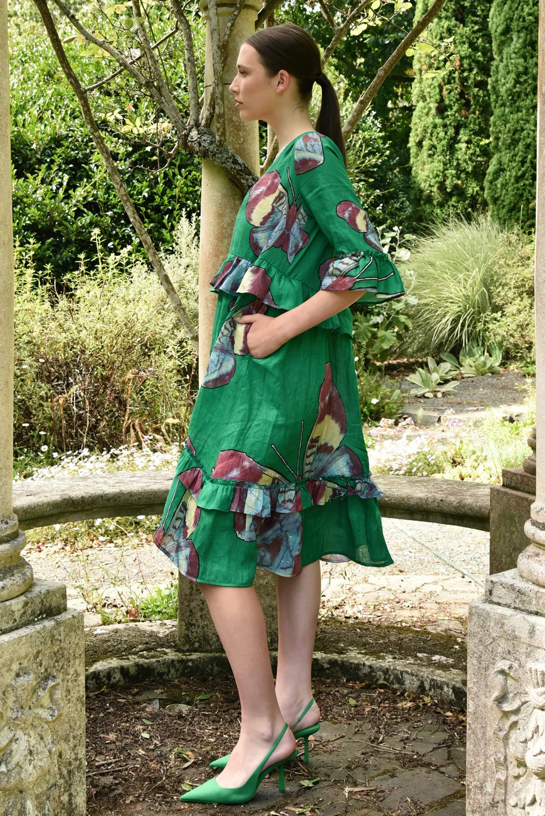 Head to Toe Dress - Green
