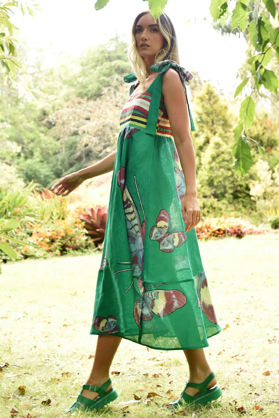 Strong Ties Dress - Green