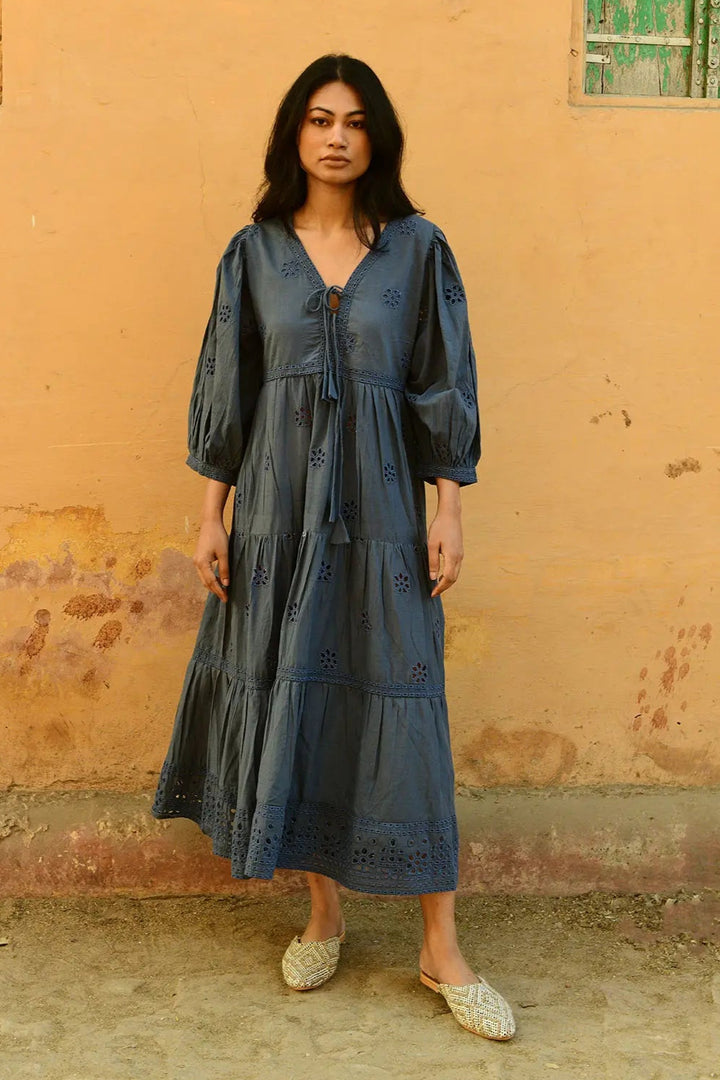 Aster Maxi Dress - Denim