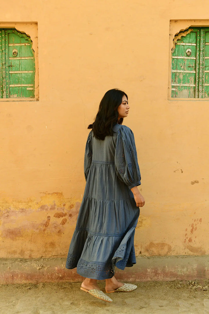 Aster Maxi Dress - Denim
