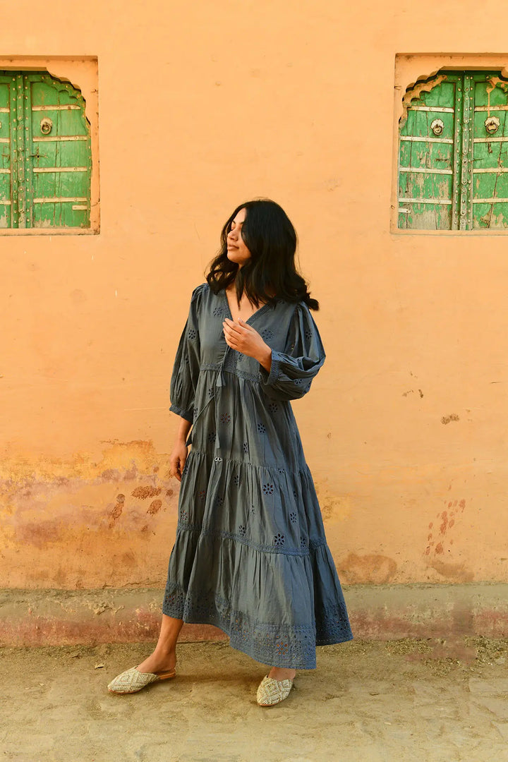 Aster Maxi Dress - Denim