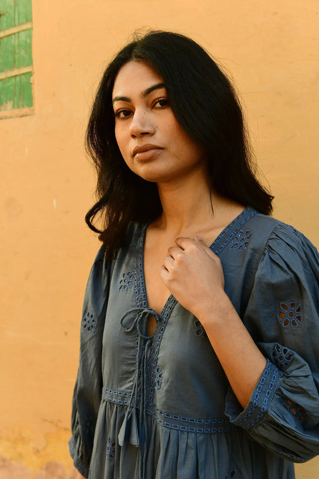 Aster Maxi Dress - Denim