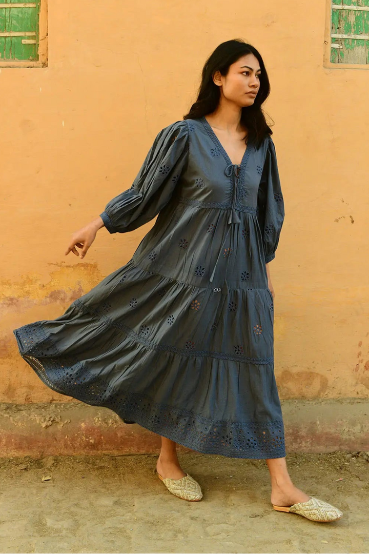 Aster Maxi Dress - Denim