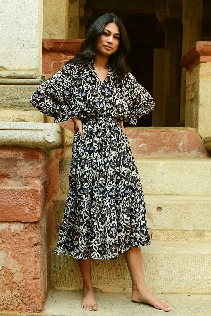 Bellflower Midi Dress - Multi