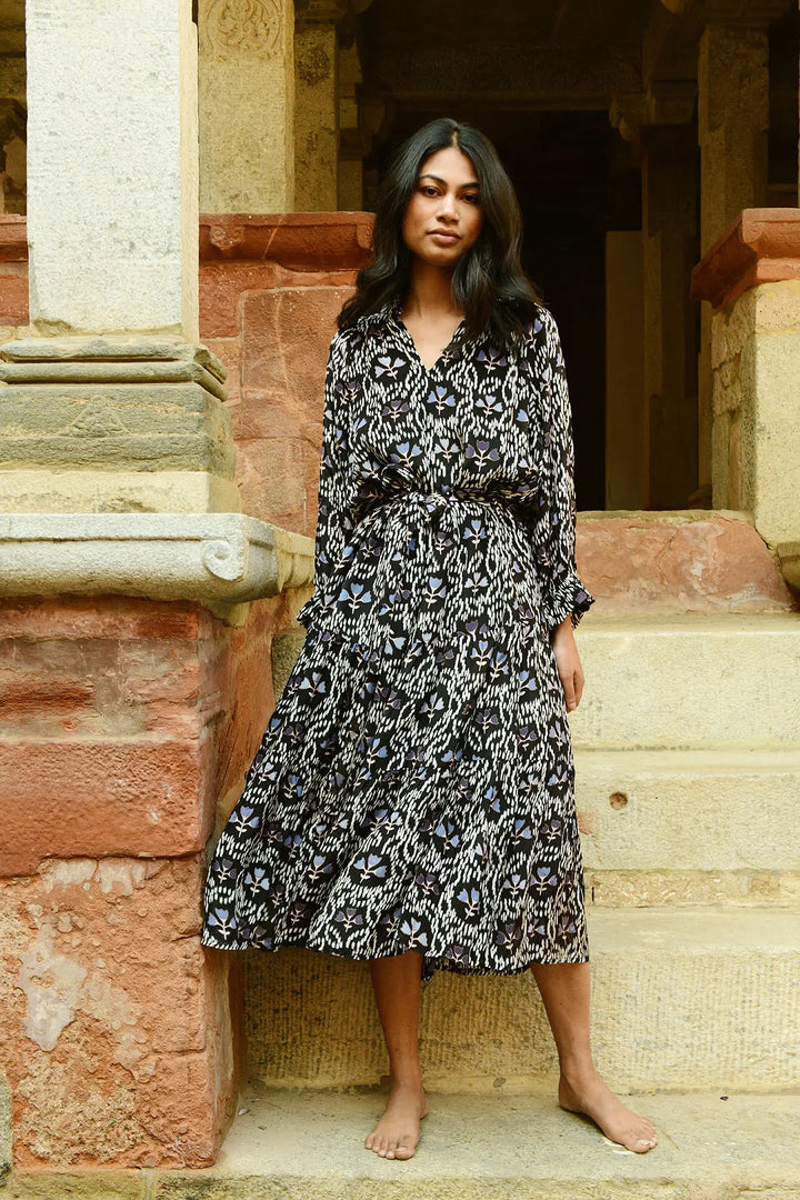 Bellflower Midi Dress - Multi