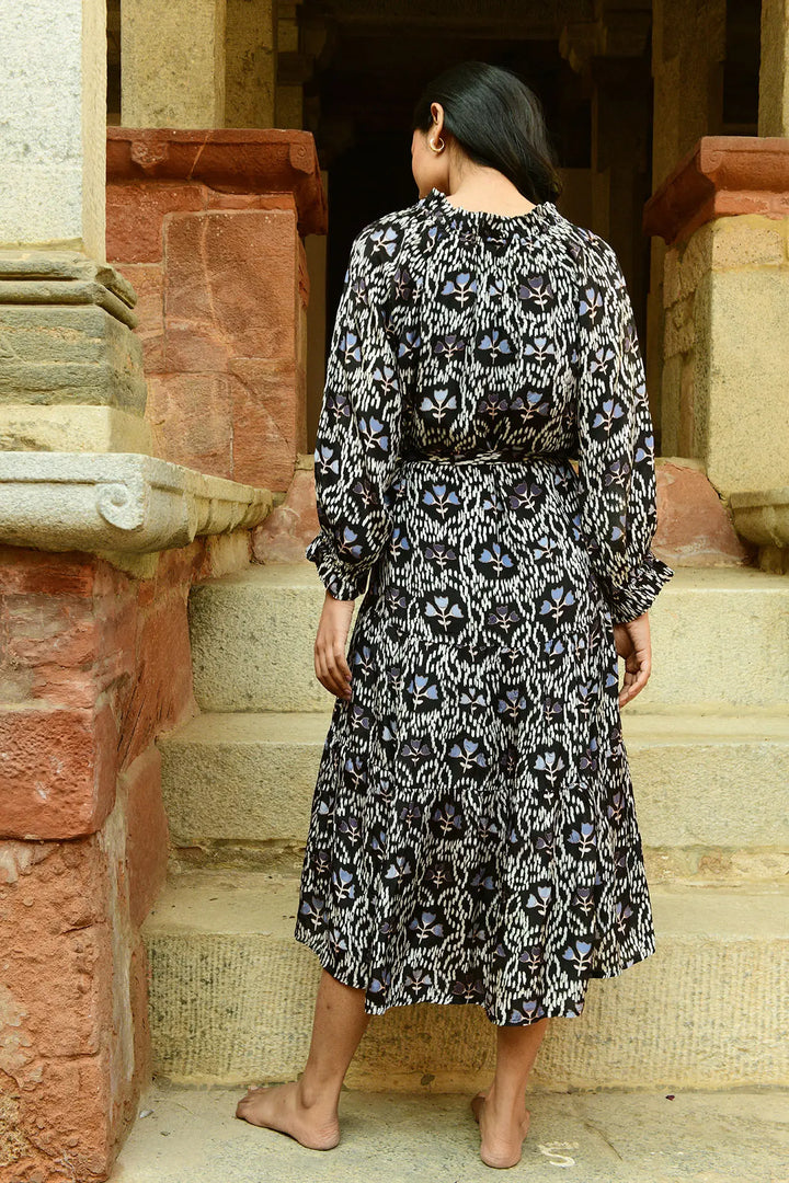 Bellflower Midi Dress - Multi