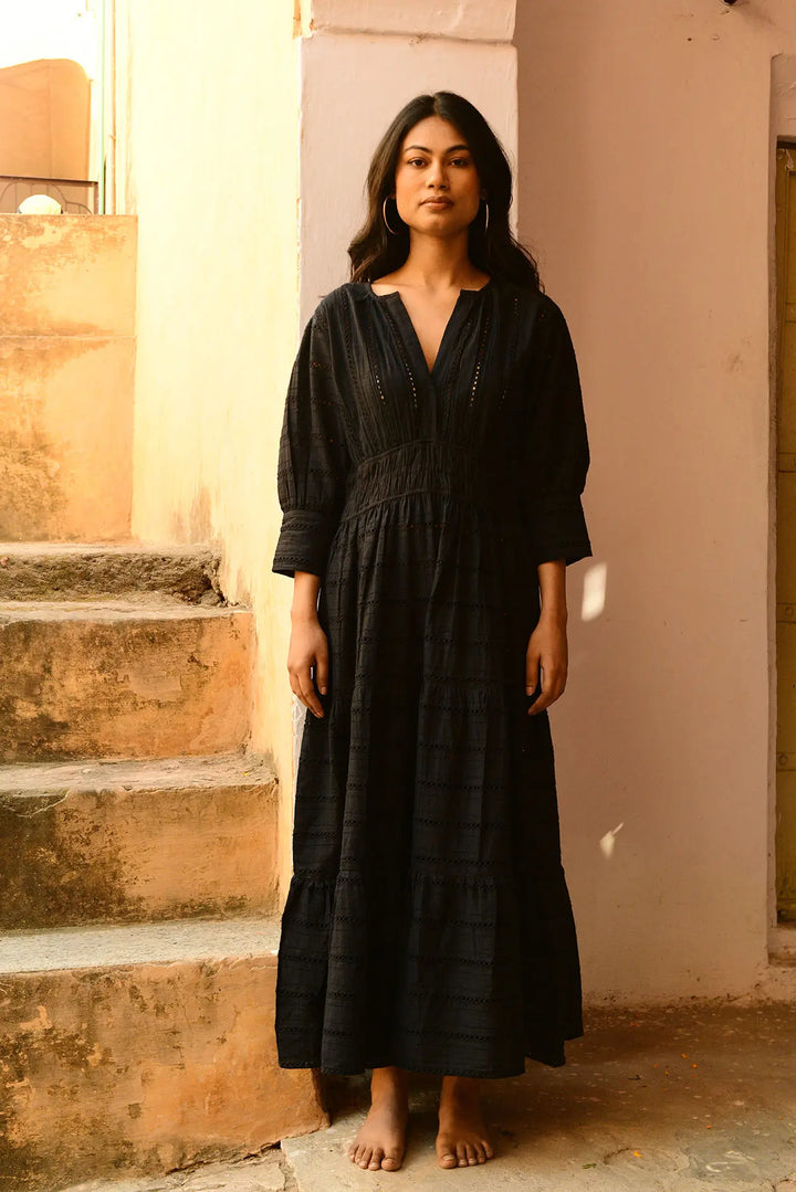 Primrose Maxi Dress - Black