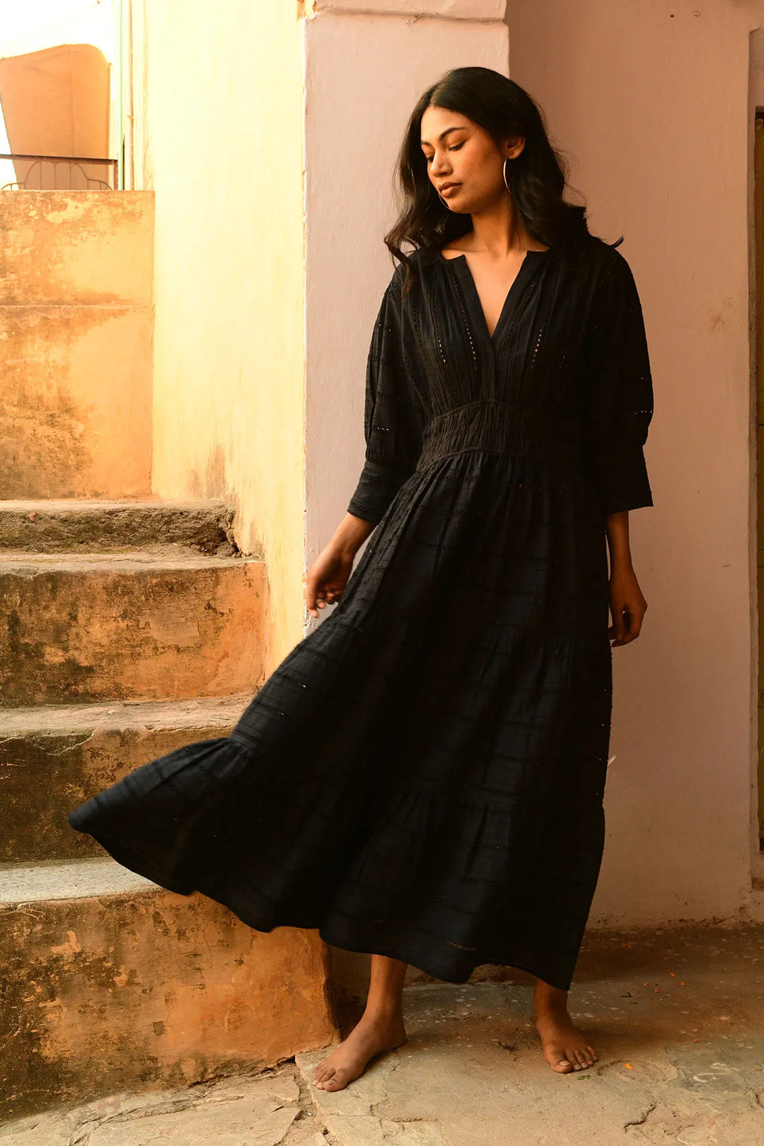 Primrose Maxi Dress - Black