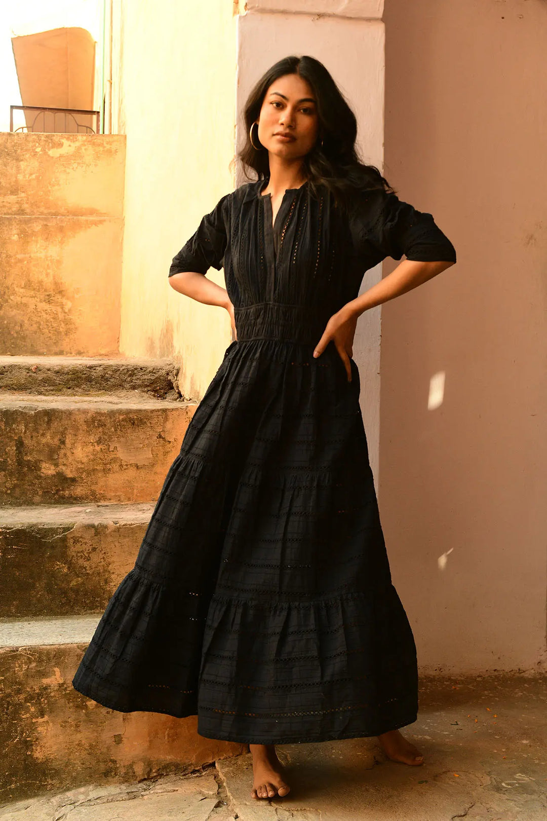 Primrose Maxi Dress - Black