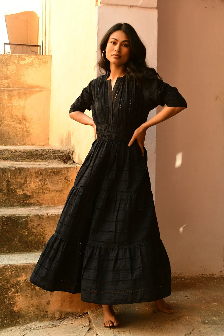 Primrose Maxi Dress - Black