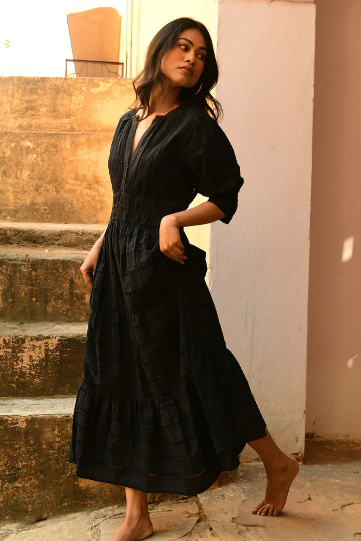 Primrose Maxi Dress - Black