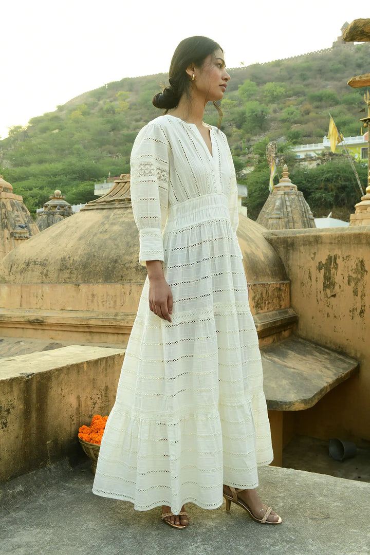 Primrose Maxi Dress - White