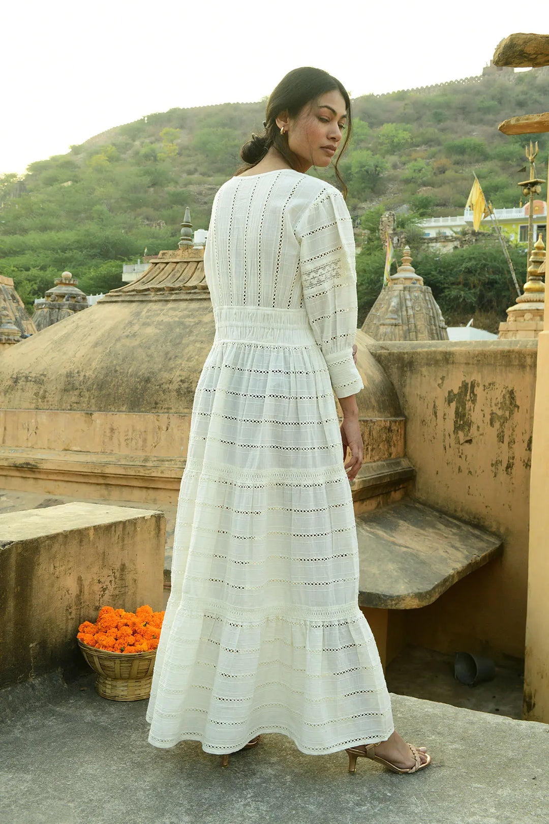 Primrose Maxi Dress - White