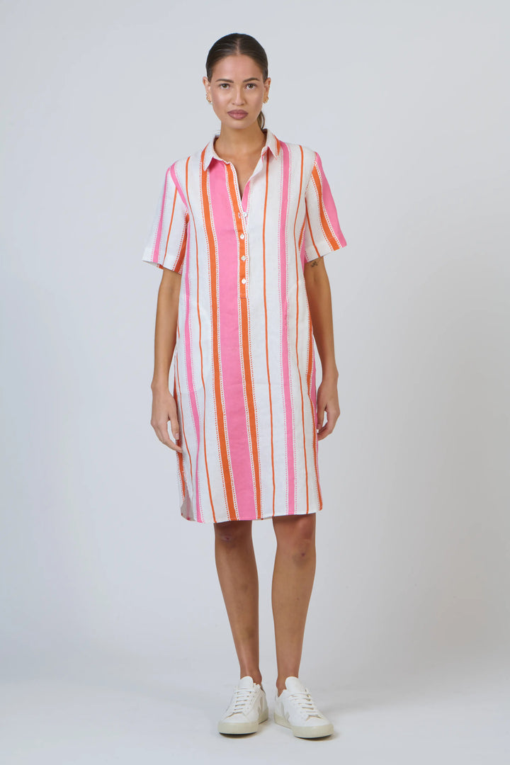 Enveloppe Linen Shirt Dress - Pareo