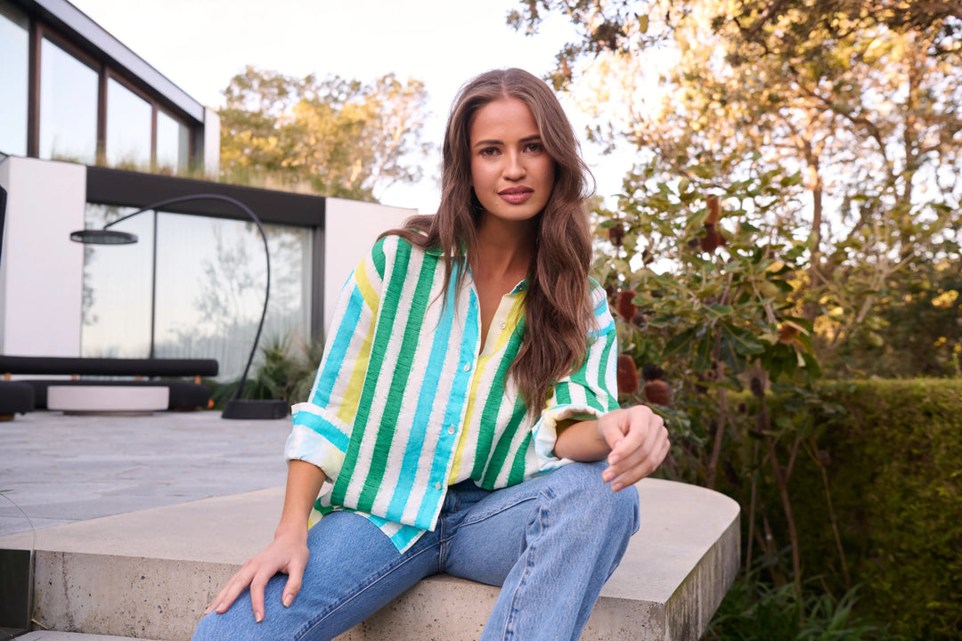 Enveloppe Linen Shirt - Plage