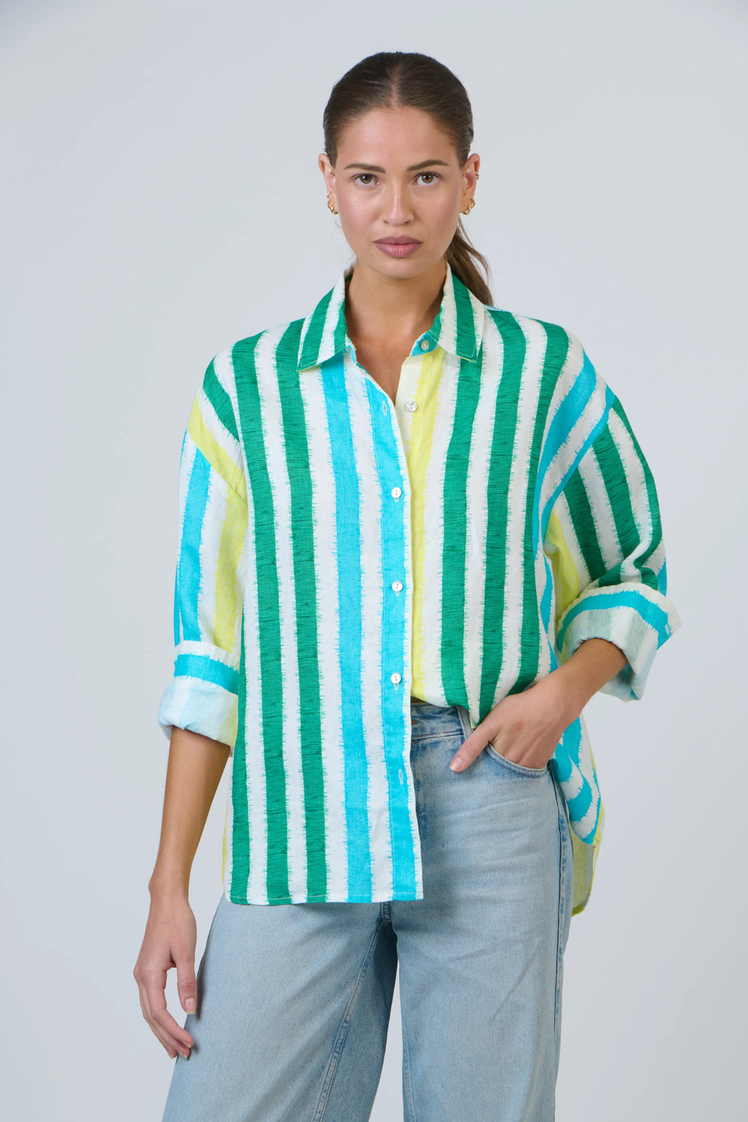Enveloppe Linen Shirt - Plage