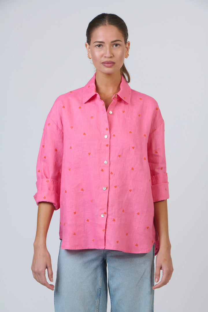 Enveloppe Linen Shirt - Amour