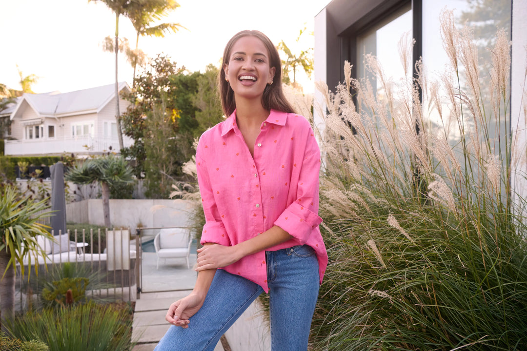 Enveloppe Linen Shirt - Amour