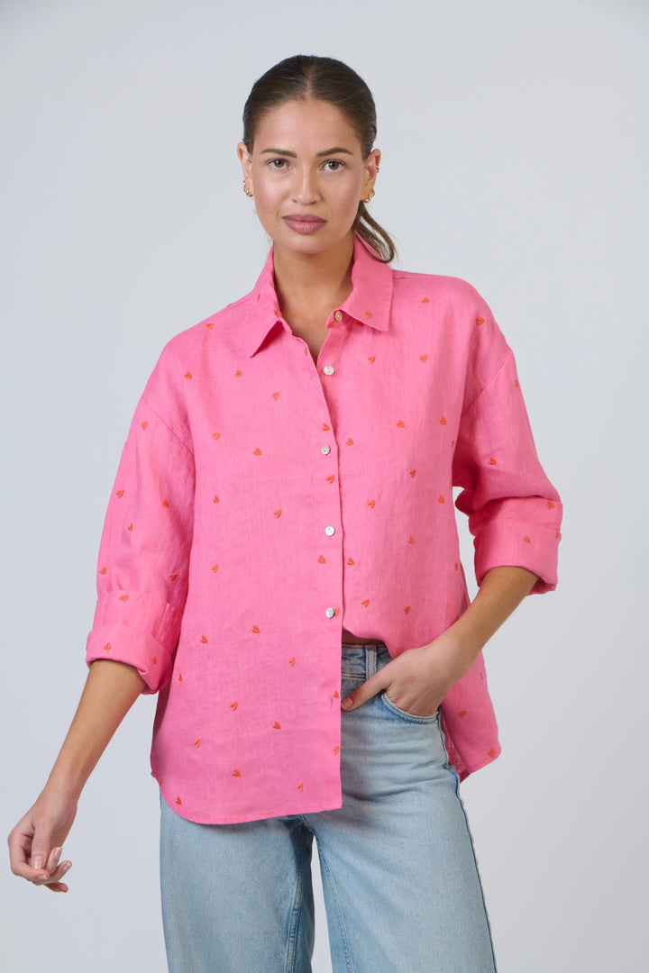 Enveloppe Linen Shirt - Amour