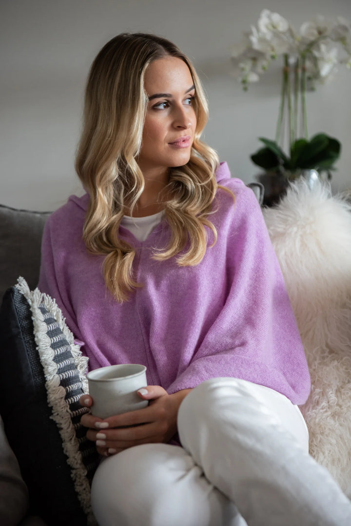 Cashmere Topper - Wild Orchid