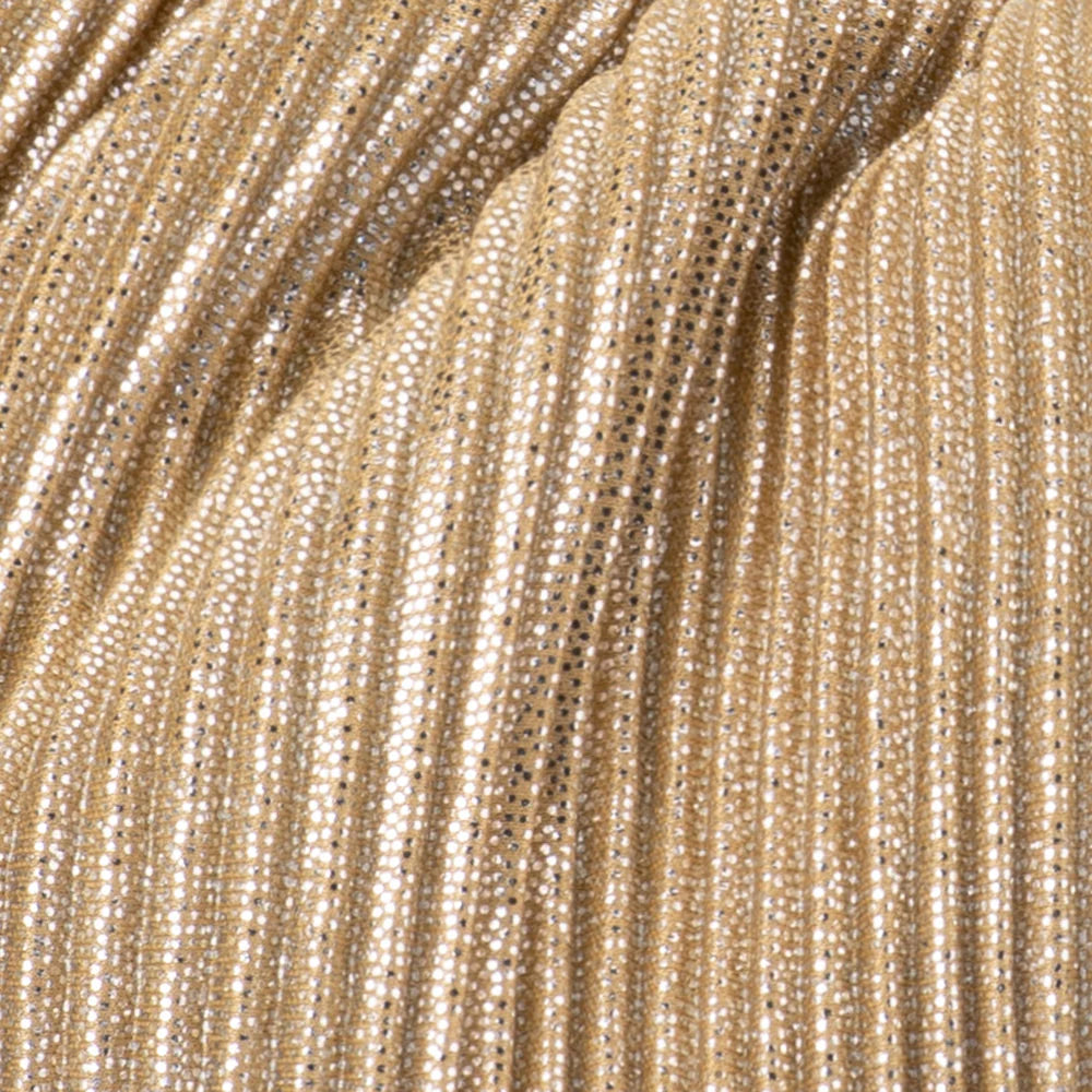 Elise Pleated Top Handle - Champagne