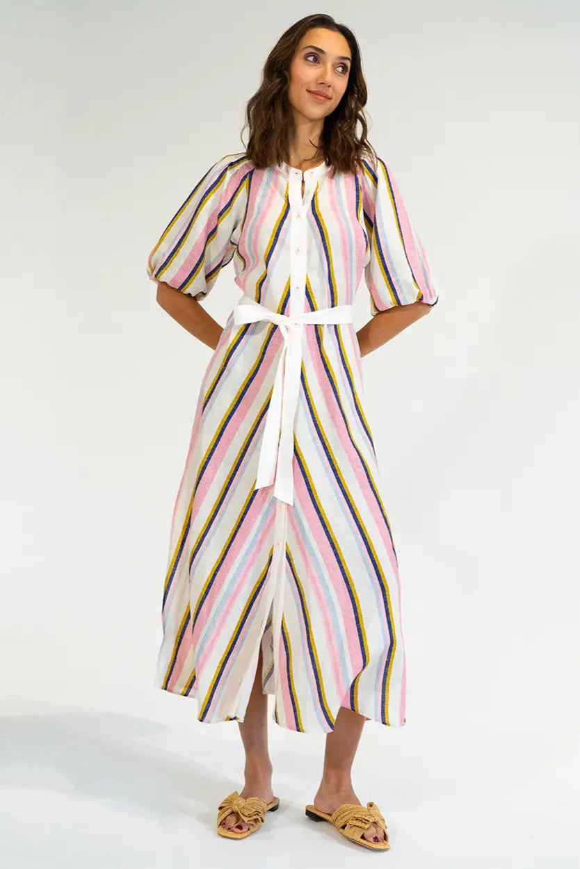 Elms & King Cannon Dress Catalina Stripe