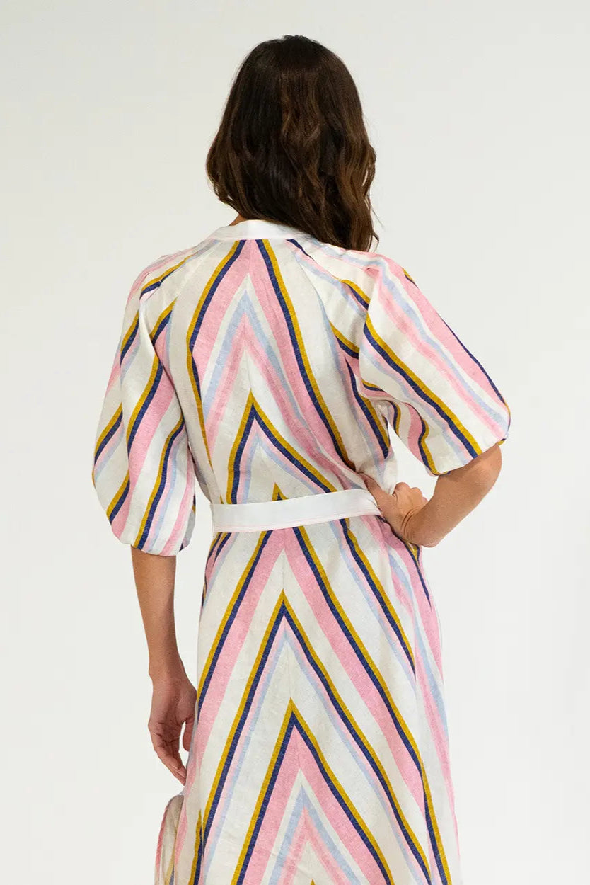 Elms & King Cannon Dress Catalina Stripe