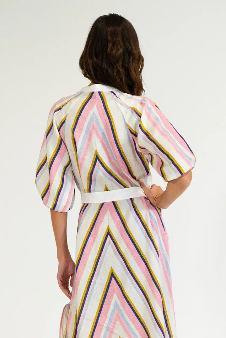 Elms & King Cannon Dress Catalina Stripe