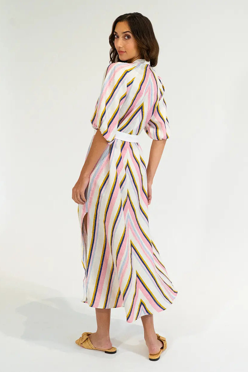 Elms & King Cannon Dress Catalina Stripe
