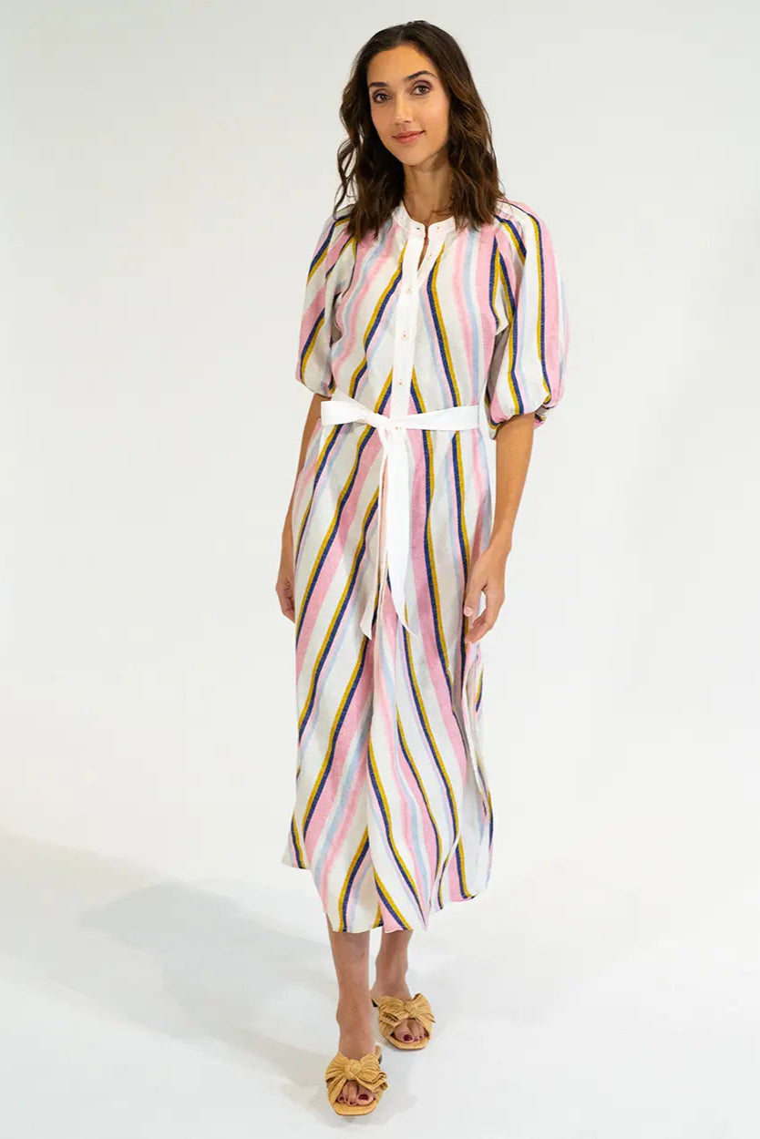 Elms & King Cannon Dress Catalina Stripe