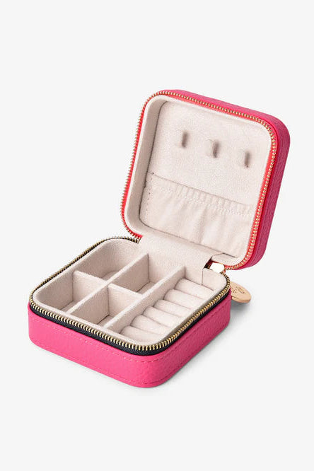 Elms_King Jewellery Case Fuchsia