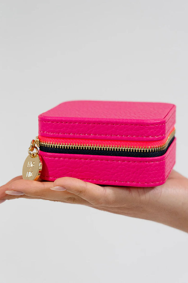 Elms_King Jewellery Case Fuchsia