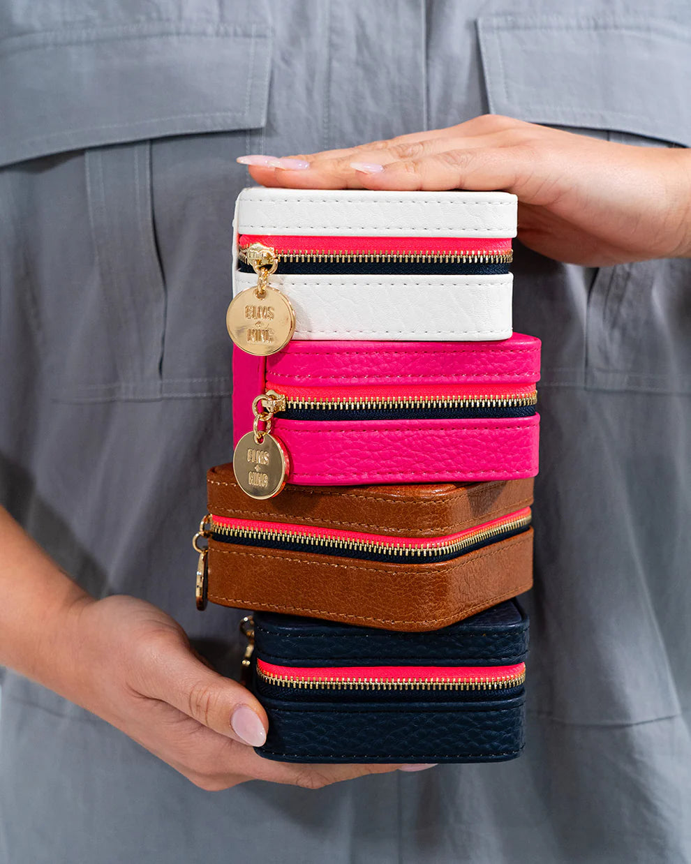 Jewellery Case - Fuchsia