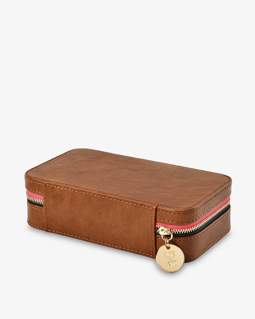 Jewellery Case Large - Tan Pebble